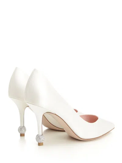 Roger Vivier Jewel Heel Pumps Beige