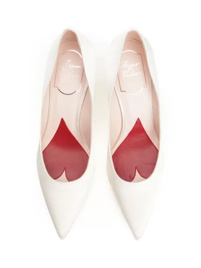 Roger Vivier Jewel Heel Pumps Beige