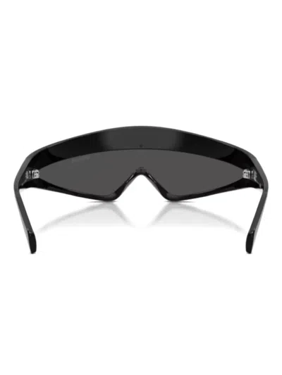 Prada Shield-frame Sunglasses In Black