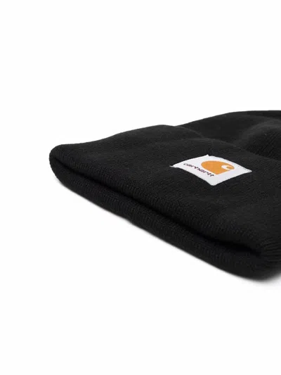 Carhartt Wip Pre Logo Beanie In Black