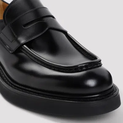 Church's Lynton Calf Leather Penny Loafers In Black