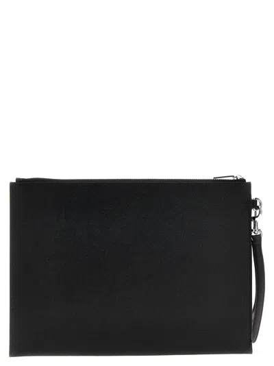 Saint Laurent Logo I-pad Holder Hi-tech Black