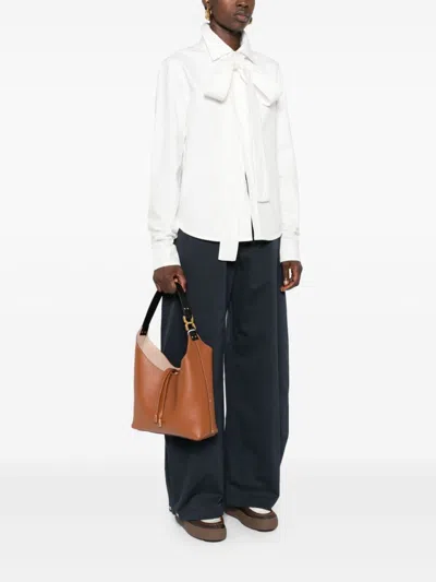 Chloé Womens Tan Marcie Hobo Small Leather Shoulder Bag In Brown