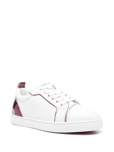 Christian Louboutin Women Fun Louis Junior Logo Tallonce Sneaker In White