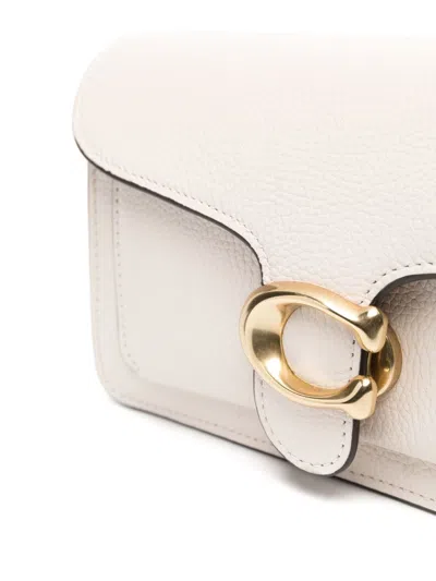 Coach Tabby Chain Leather Clutch