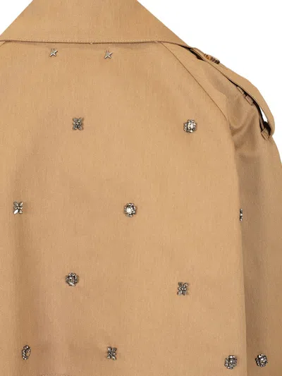 Golden Goose Oversized Trench Coat Shirts Beige