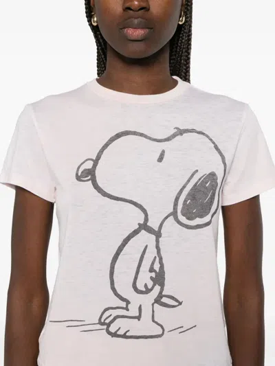 Re/done Classic Snoopy Printed Jersey T-shirt