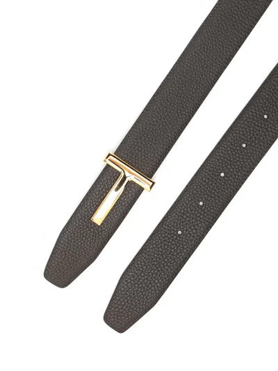 Tom Ford Reversible Belt Belts Black