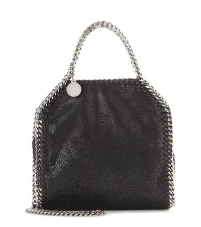 Stella Mccartney Falabella Tiny Shoulder Bag In Dark Green