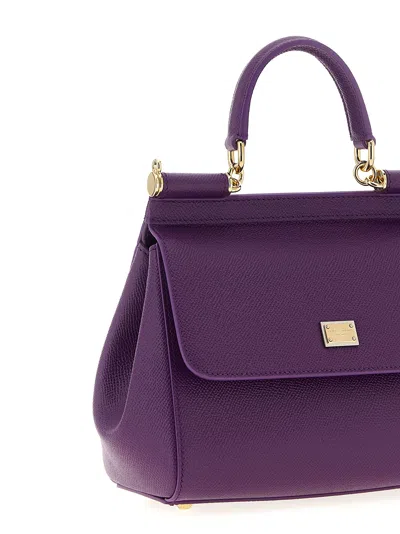 Dolce & Gabbana Large Shoulder Bag Gold-tone Hardware