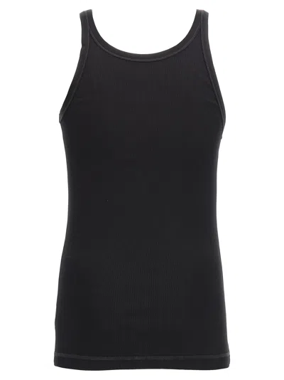 Dolce & Gabbana 'tank Top With Dg Embroidery In Black
