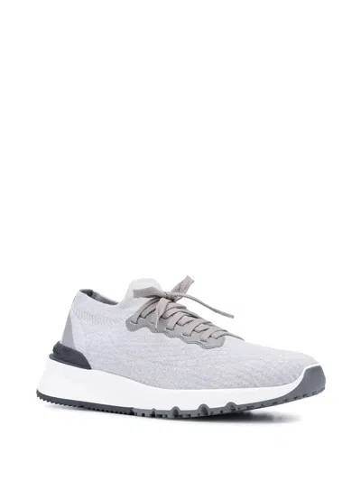 Brunello Cucinelli Sneakers Blacks And Greys In Gray