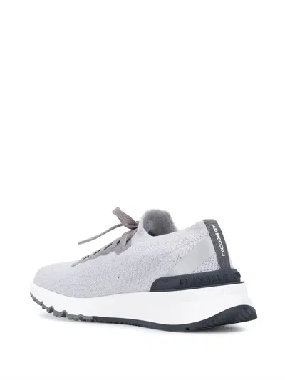 Brunello Cucinelli Sneakers Blacks And Greys In Gray
