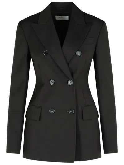 Sportmax Adamo Virgin Wool Blazer In Black