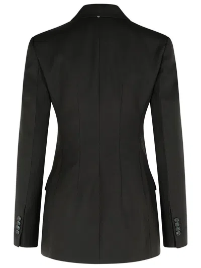 Sportmax Adamo Virgin Wool Blazer In Black