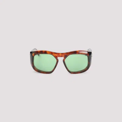 Valentino Sunglasses With Tortoiseshell Frame And Green Lenses