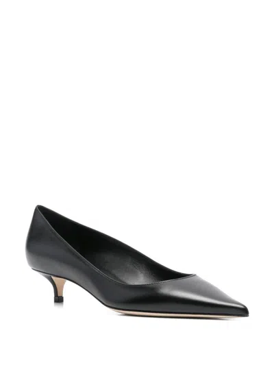 Jimmy Choo 50mm Amelia Pointed-toe Kitten-heel Pumps In Black