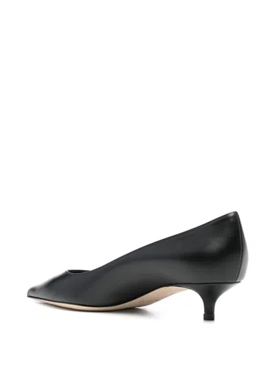 Jimmy Choo 50mm Amelia Pointed-toe Kitten-heel Pumps In Black