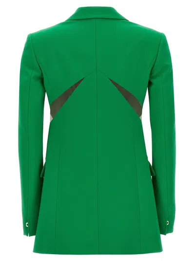 Dsquared2 Tulle Insert Blazer Jacket Blazer And Suits Green