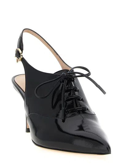 Gianvito Rossi Veronica Pointed Toe Slingback Pumps In Black