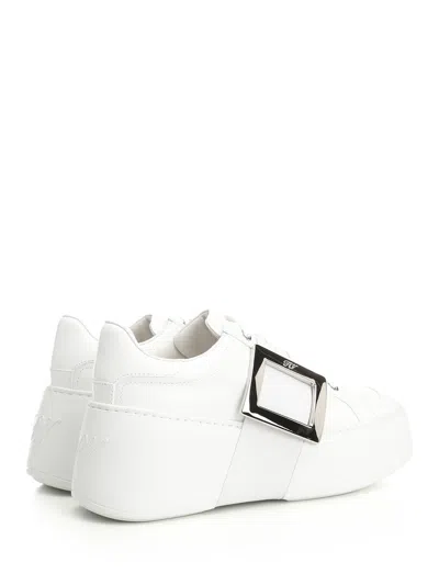 Roger Vivier Viv Sneakers White