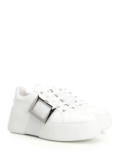 Roger Vivier Viv Sneakers White