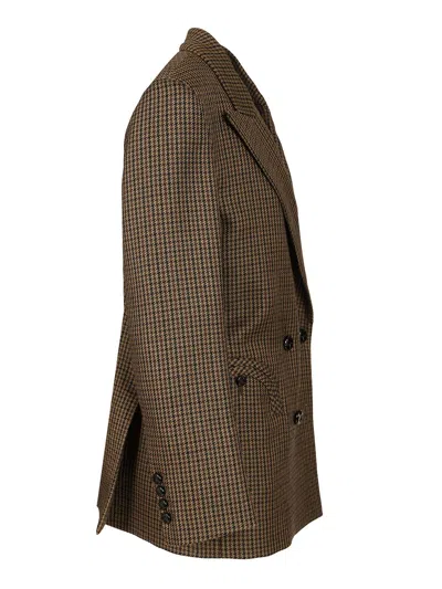 Blazé Milano Zemi Everynight Double Blazer Jackets Brown In Brown