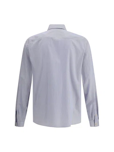 Valentino Striped Shirt With Embroidered Logo