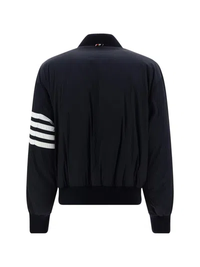 Thom Browne 4-bar Plain Weave Suiting Bomber Jacket