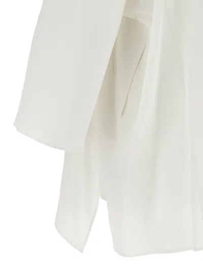 Ermanno Scervino Silk Crepe De Chine Kaftan In White