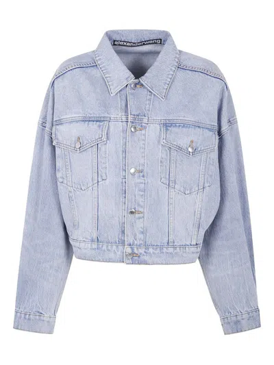 Alexander Wang Clip Trucker Jacket Clothing