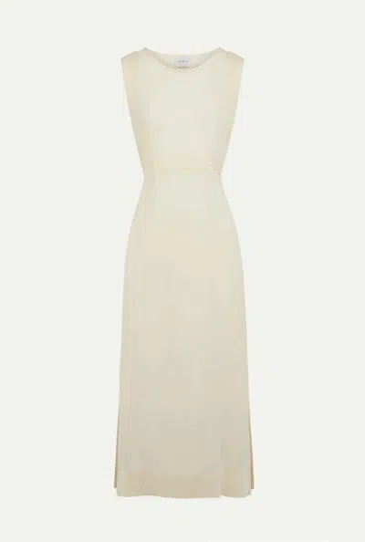 Le Kasha Womens Yellow Antalya Semi-sheer Maxi Cover-up Dress In Neutral