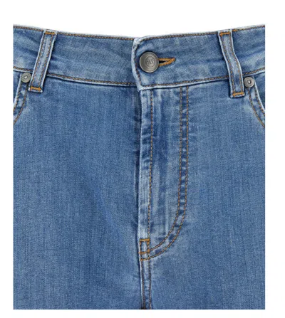 Fay 5 Pocket Jeans In Blue