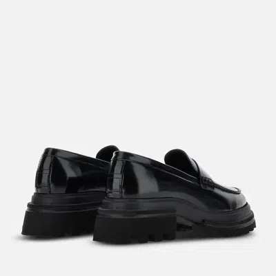 Hogan Polished Leather Loafers