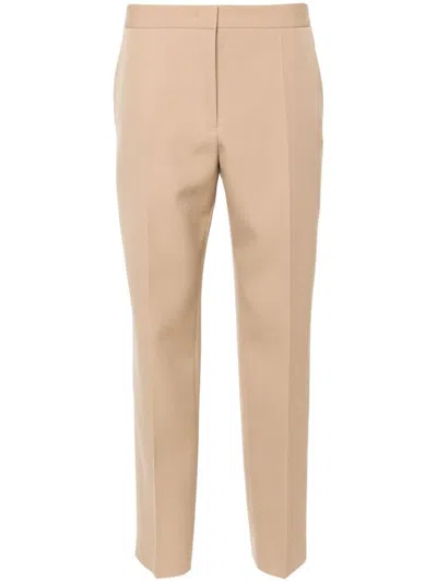 Jil Sander Cropped Trousers In Gray