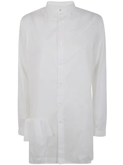 Y's Ka Stand Collar B W Pkt In Black