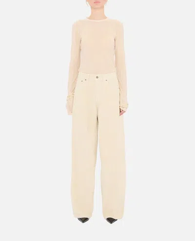 Haikure Bethany Velvet Trousers In Brown