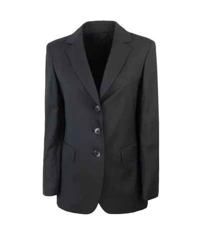 Max Mara Nice Black Blazer In Black