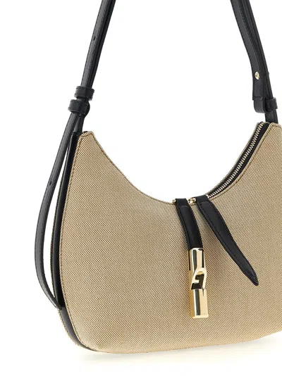 Furla Beige Goccia Shoulder Bag