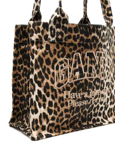 Ganni Women Large Easy Shopping Tote Bag
