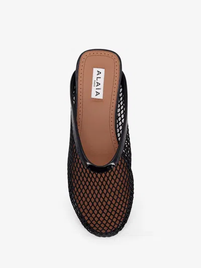 Alaïa Mesh Flat Mules