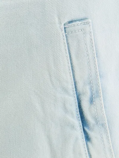 Alaïa Alaia Women Round Denim Jacket In Blue