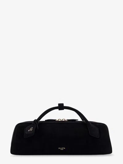 Alaïa Alaia Women Teckel Clutch Suede Handbag