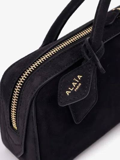Alaïa Alaia Women Teckel Clutch Suede Handbag