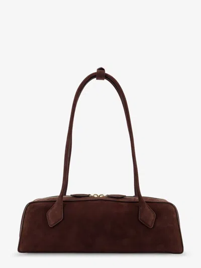 Alaïa Alaia Women Teckel Medium Suede Shoulder Bag