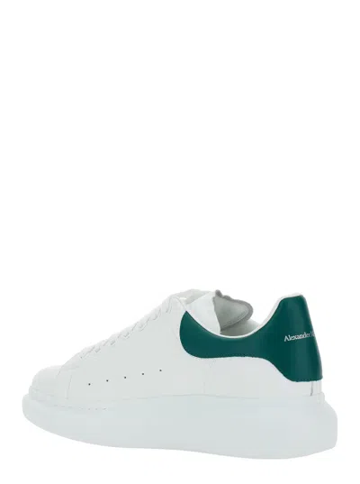 Alexander Mcqueen Suede Upper Sneakers With Oversized Rubber Sole In White