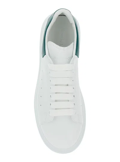 Alexander Mcqueen Suede Upper Sneakers With Oversized Rubber Sole In White