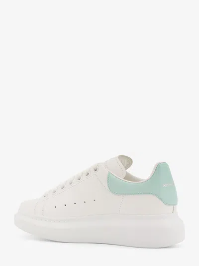 Alexander Mcqueen Leather Sneakers With Thick Sole And Perforated Design