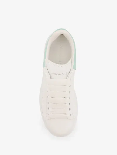 Alexander Mcqueen Leather Sneakers With Thick Sole And Perforated Design