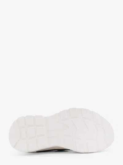 Alexander Mcqueen Leather And Rubber Lace-up Ballerinas